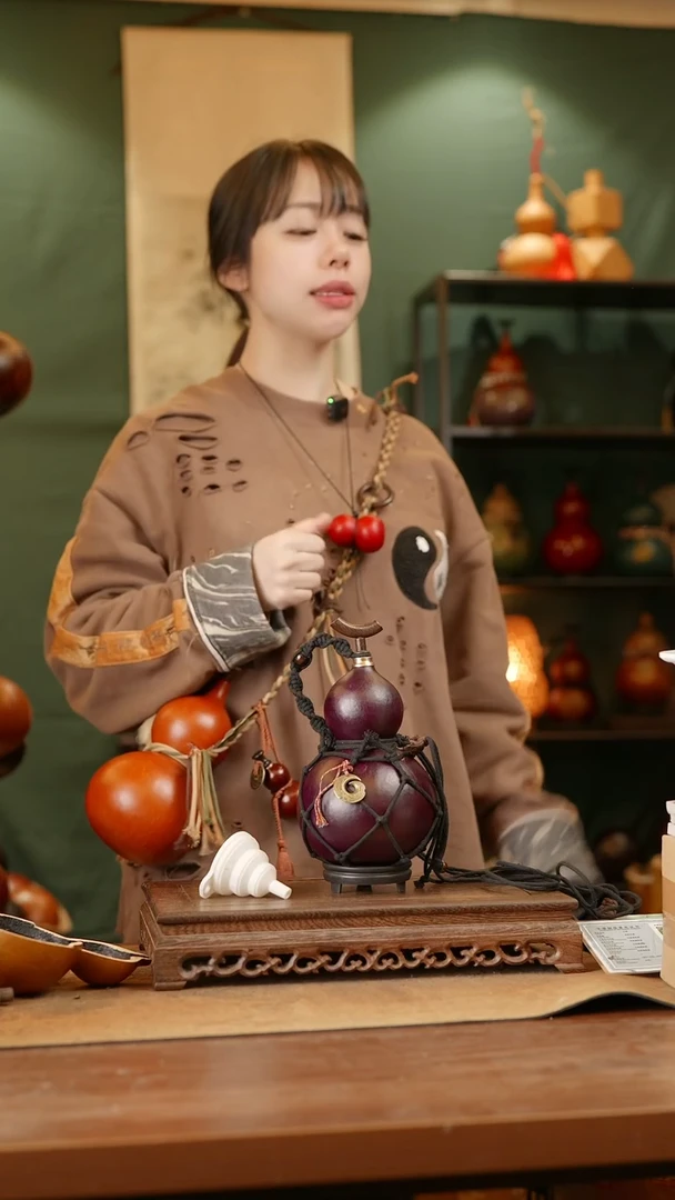 57号精品天然大漆酒葫芦一物一拍~