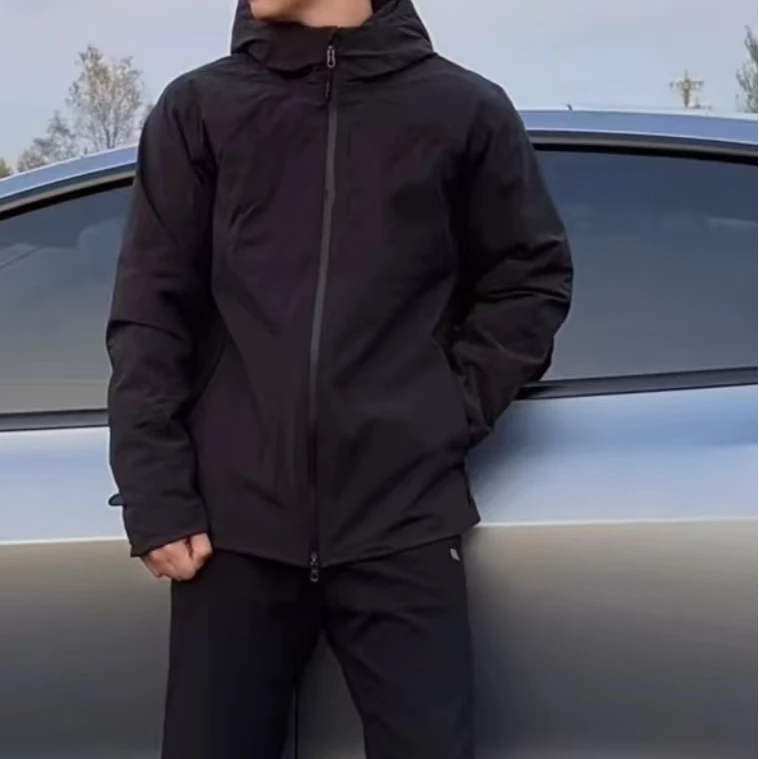 G -KKLL-户外冲锋衣羽绒男款风防水防寒登山外套