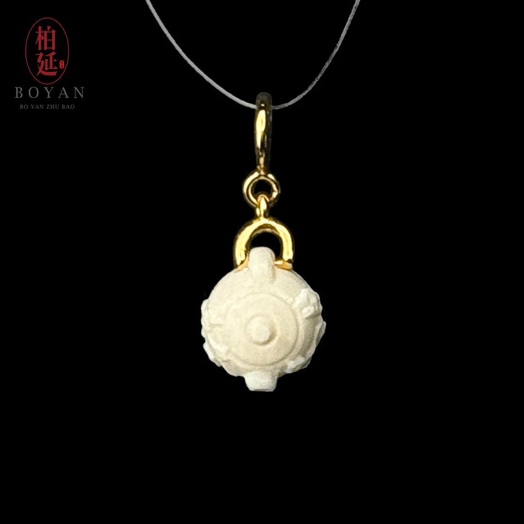 【把把糊】猛犸牙手工壶吊坠女款礼物过年必备