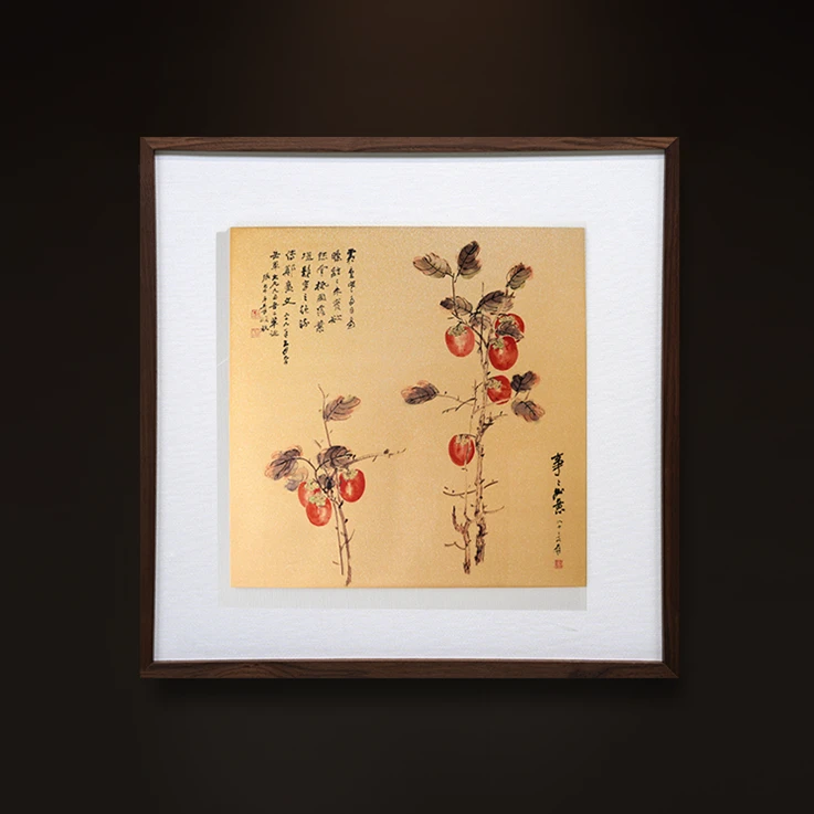 释同《事事如意》玄关装饰画挂画电表箱装饰画餐厅寓意中式挂画