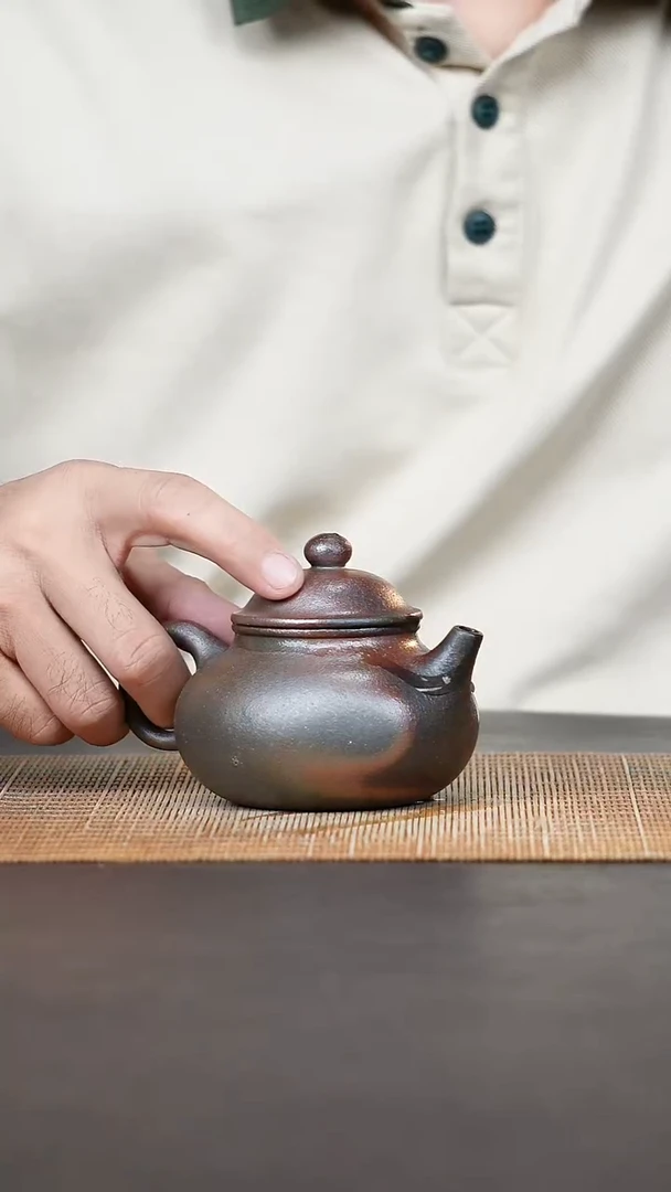 茶壶紫砂无名之砂紫砂作品微瑕