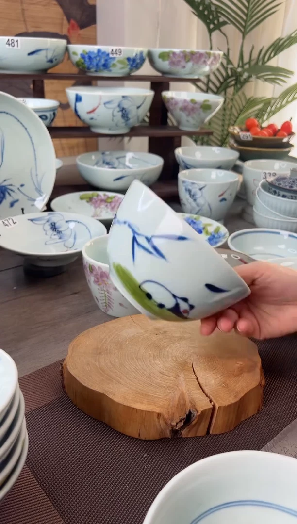 明舟微瑕熊猫6寸小足面碗（单只装）