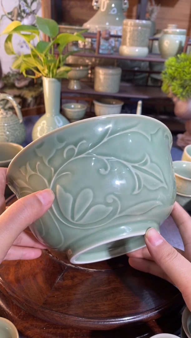 【闪购商品】7英寸玉兰碗【b000027】两个微瑕