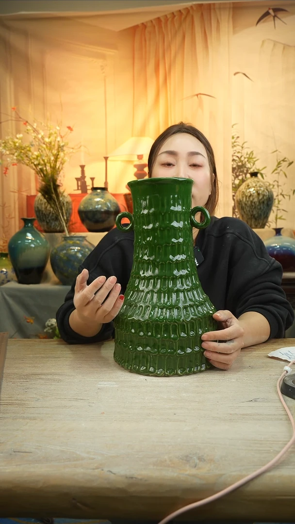 高·35口13陶瓷花瓶花器