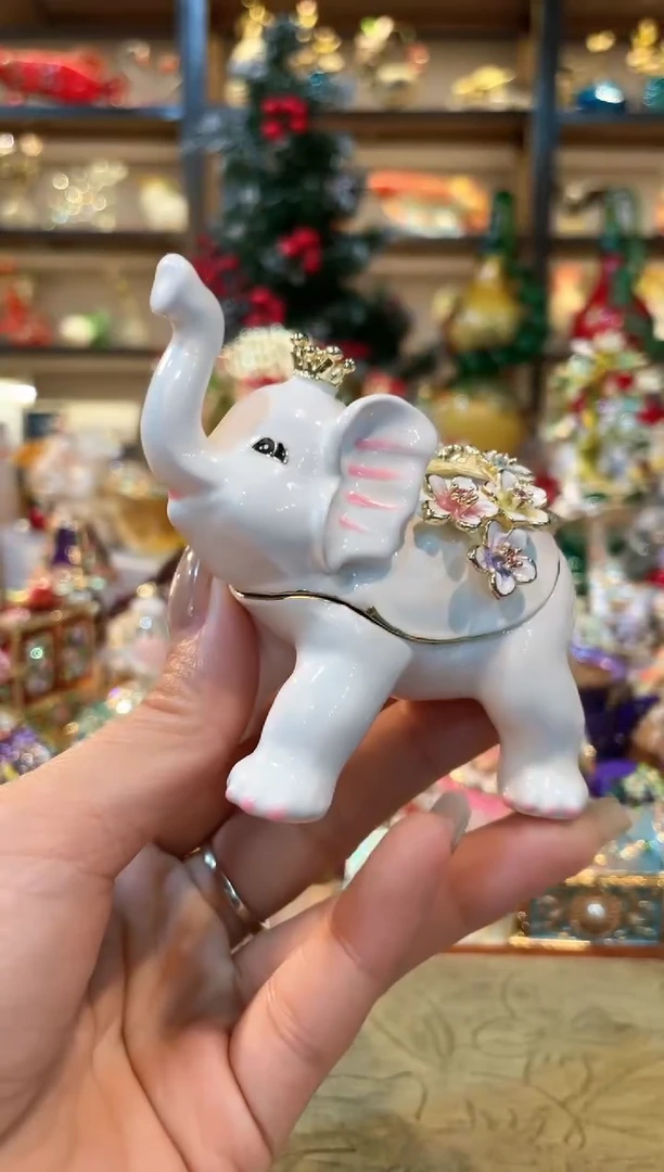 【闪购商品】珐琅彩首饰收纳盒