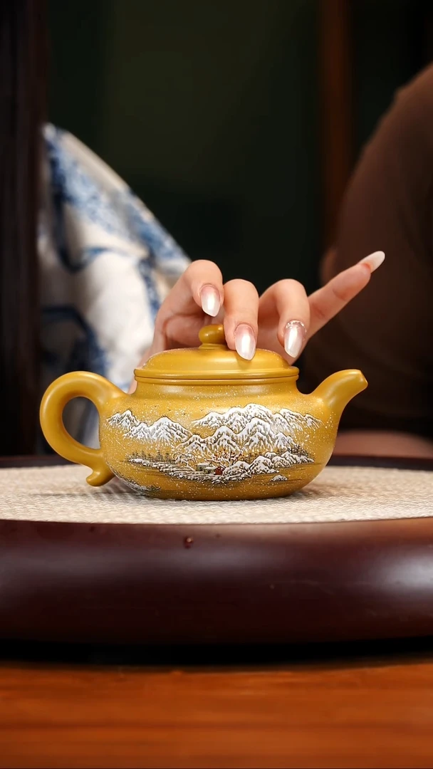 YJB53黄金朱泥雪景仿古270cc