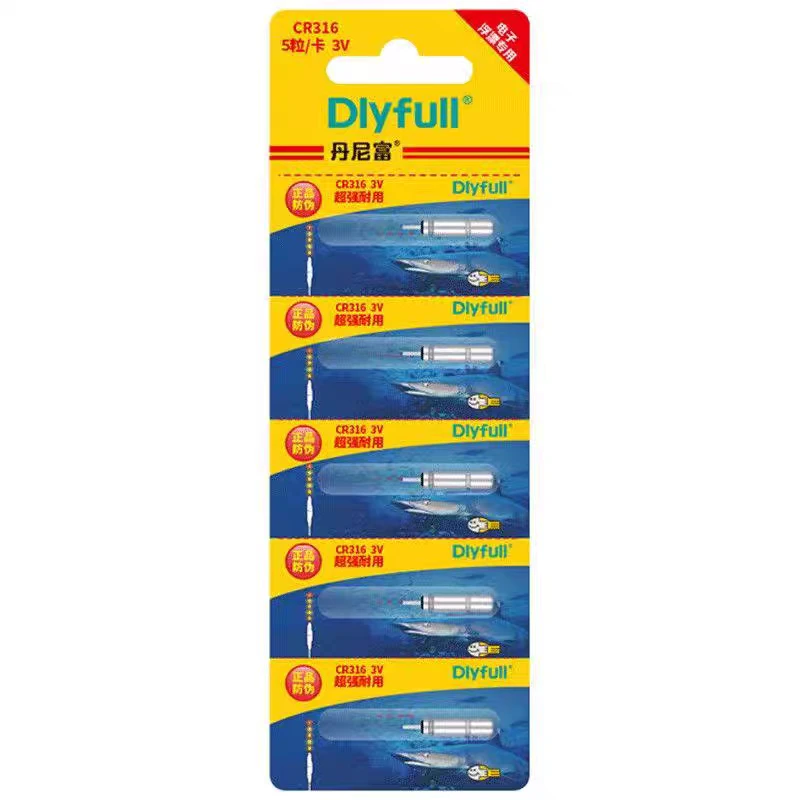 夜光漂电池电子漂专用316/322浮漂电池耐用小电池10枚