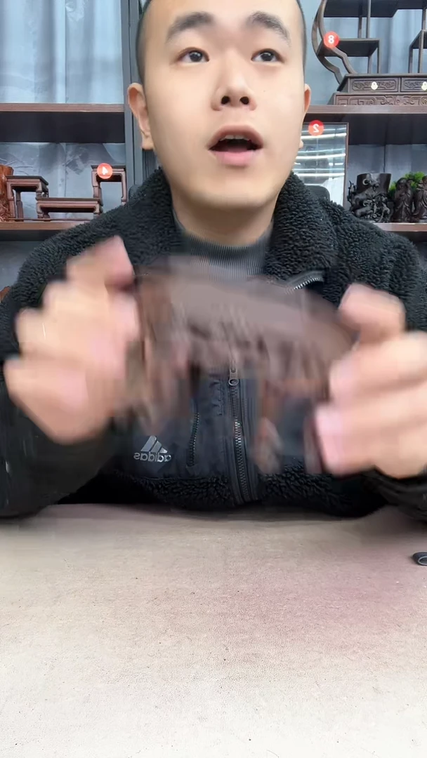 【闪购商品】乌木类端景台999小李红木工艺品
