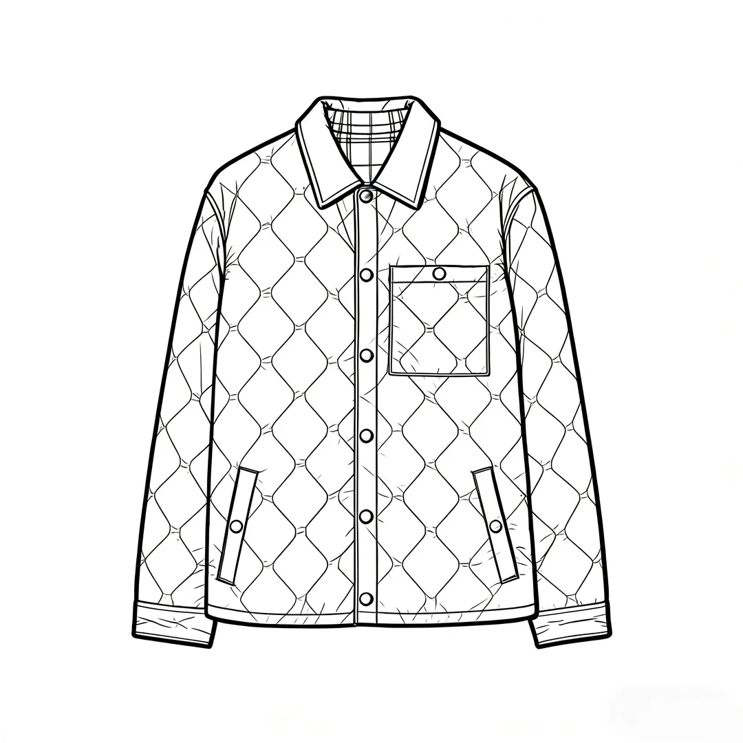 新款男士双面两穿菱形格时尚保暖棉服外套