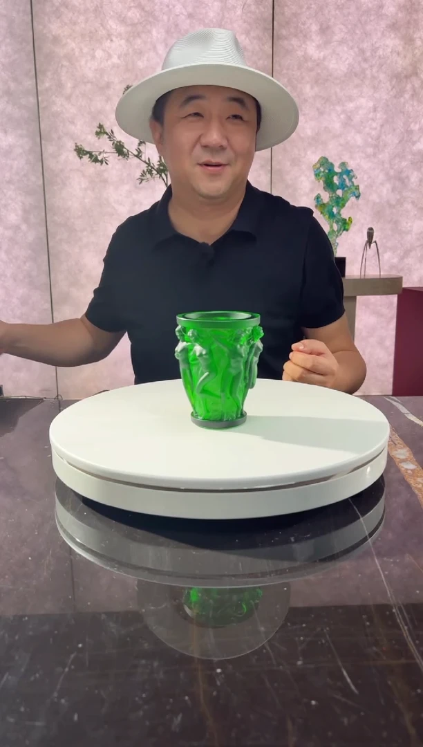 摆件酒神水晶琉璃笔筒