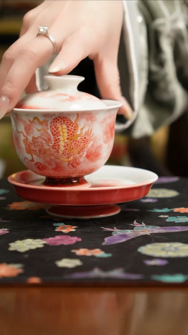 杯景德镇陶瓷杯碗柴烧多人