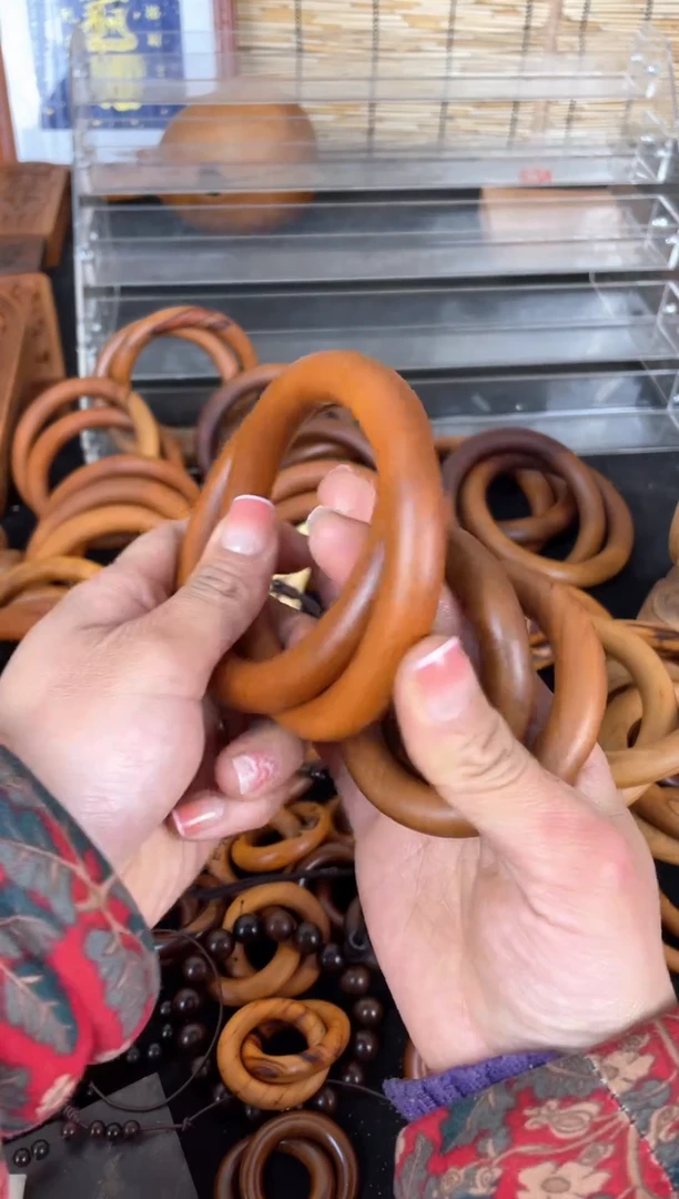 【闪购商品】枣木枣木70乾坤圈有裂一物一拍