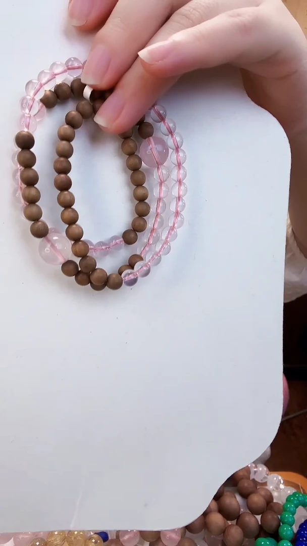 未镶嵌颈饰水晶项链 2807多圈手串