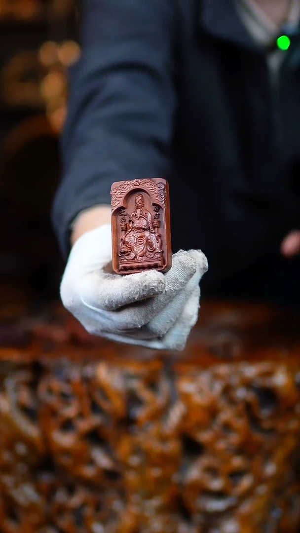 枣木百年雷击枣木文昌帝君