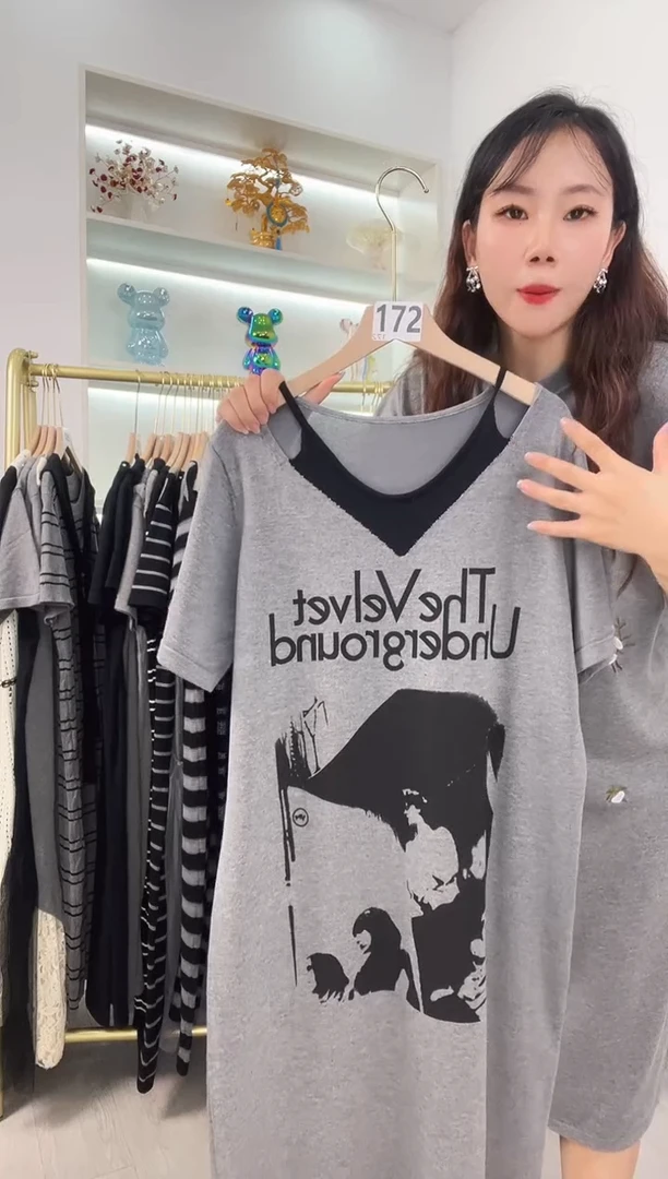 套头女装大码连衣裙