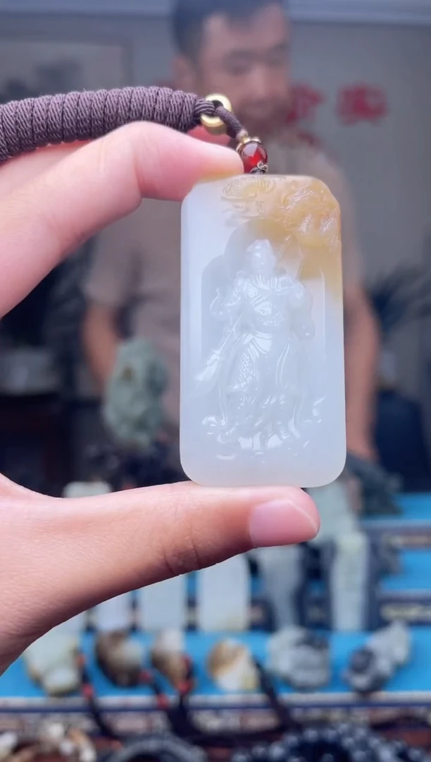 和田玉未镶嵌挂件1