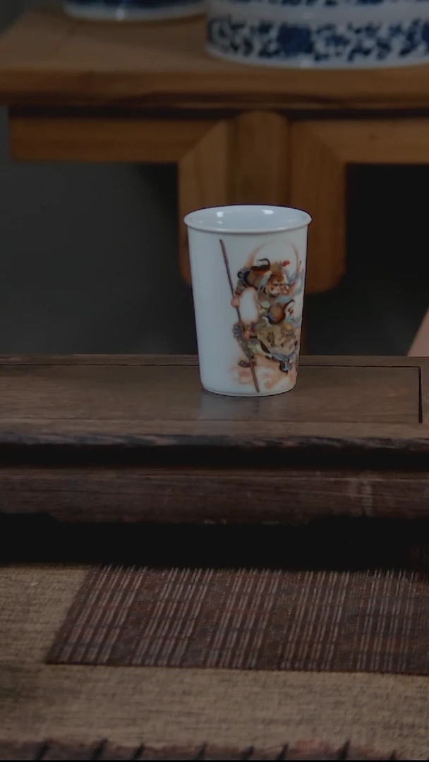 杯折葵非器手工手绘猴哥可乐杯