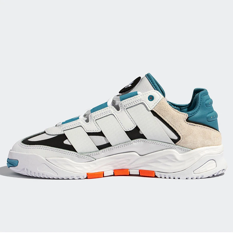 阿迪达斯Adidas三叶草NITEBALL男女低帮经典运动鞋 FX7644