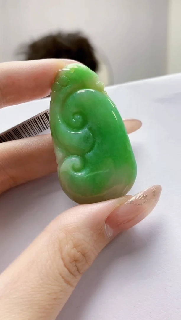 未镶嵌定制翡翠4688jw-毛货挂件85