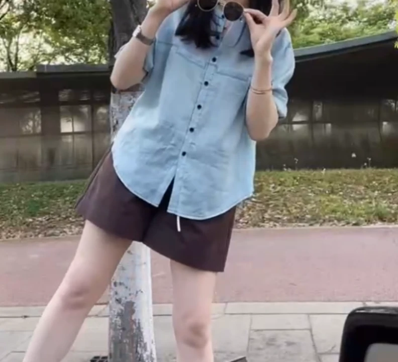 2025夏季新款网红同款洋气减龄韩版爆款上衣裤子女sez