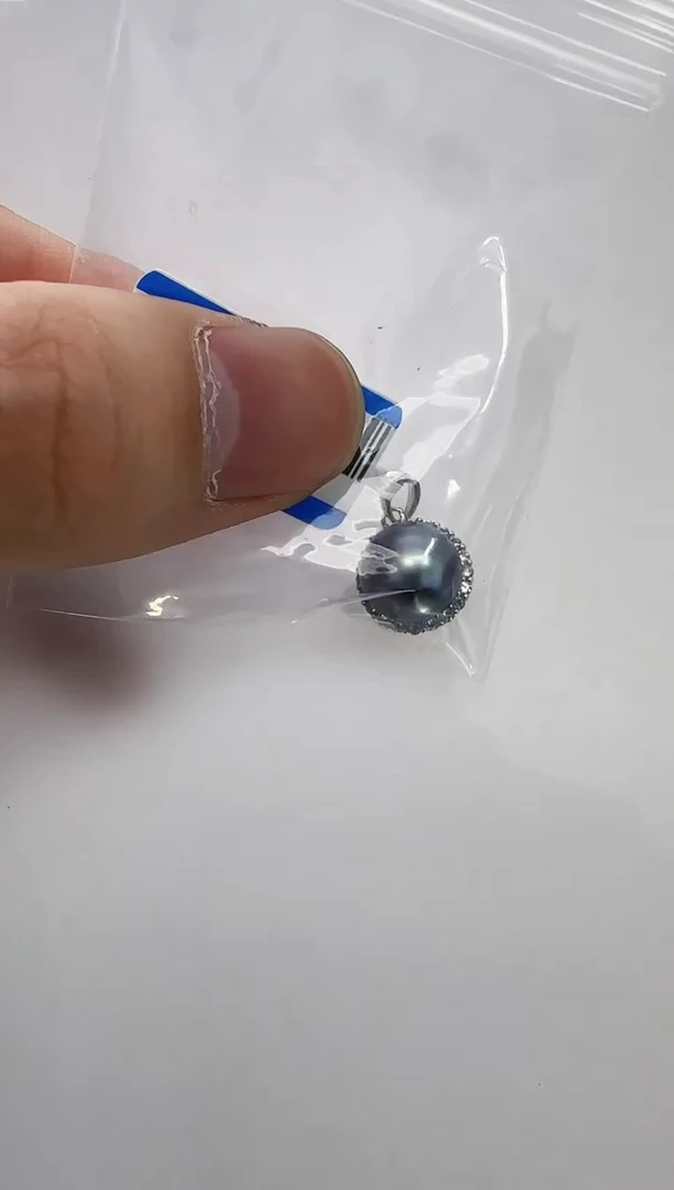 【闪购商品】海水珍珠DA银S925镶嵌v2821 大溪地吊坠