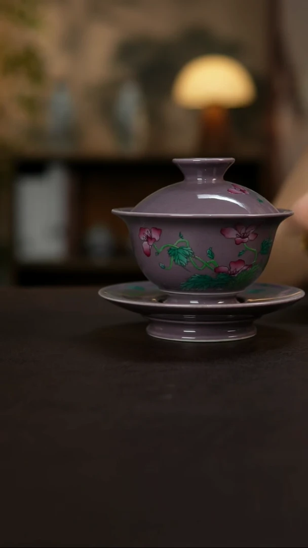 景德镇陶瓷杯碗柴烧多人
