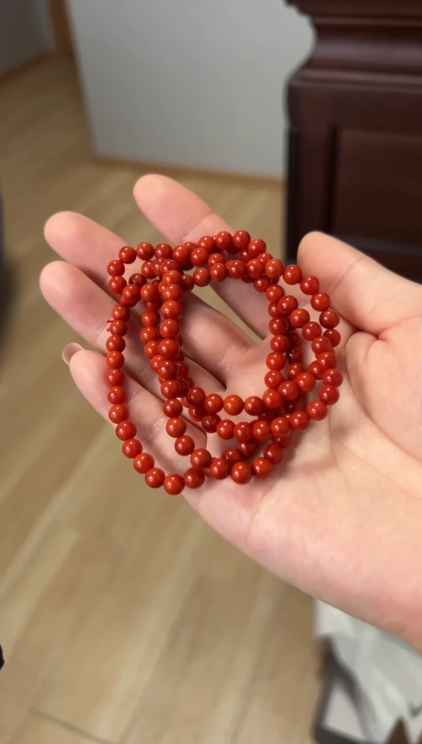 【闪购商品】南红玛瑙手串未镶嵌5.2mm多圈