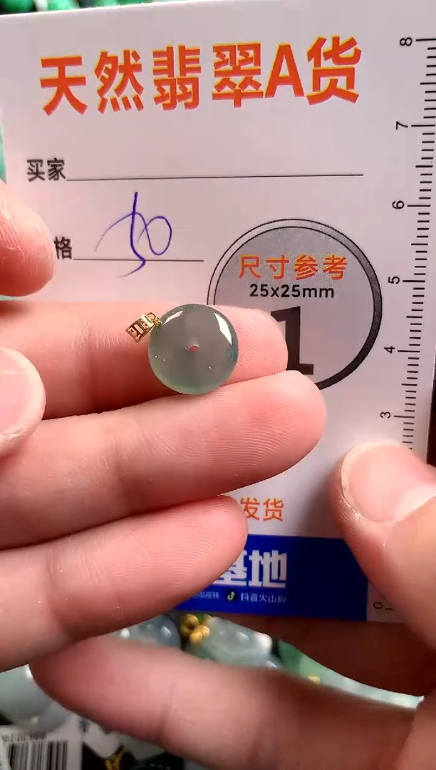 【闪购商品】翡翠颈饰18K金镶嵌13003509