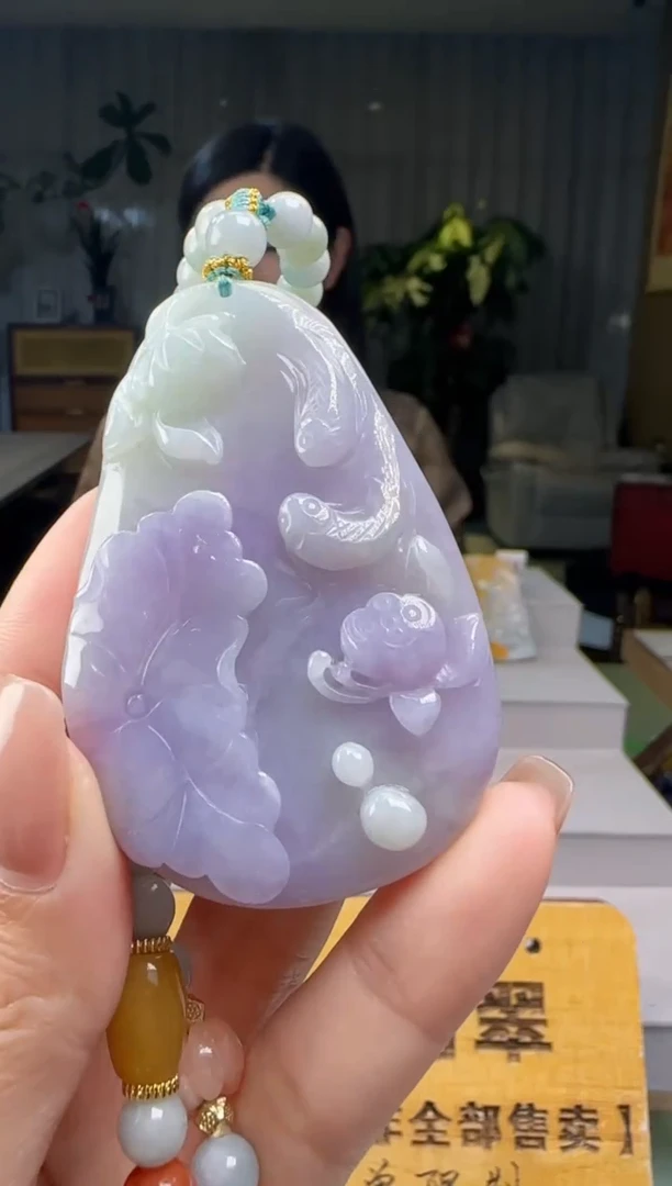 翡翠未镶嵌吊坠(赠链)XY@@960Q3J16879