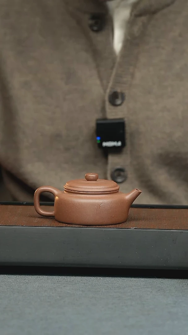 【闪购商品】紫砂茶壶五堂 大口扁钟120cc