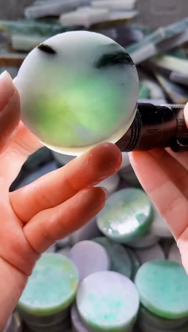 裸石翡翠天然翡翠A货古 南 604