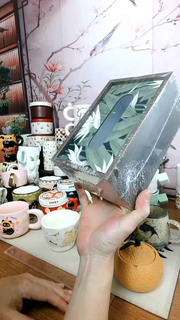 陶【新品】木质纸巾盒
