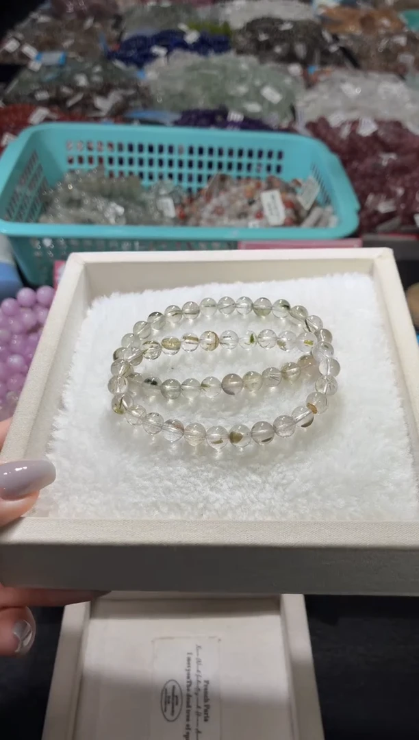 未镶嵌手链水晶103号 2条多样性发一L  7+