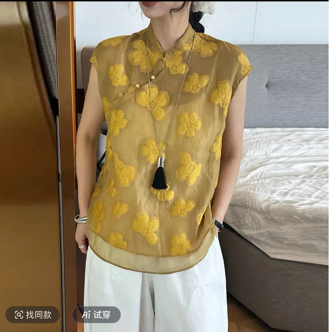 7033【蝶绣】夏季新款高定上衣