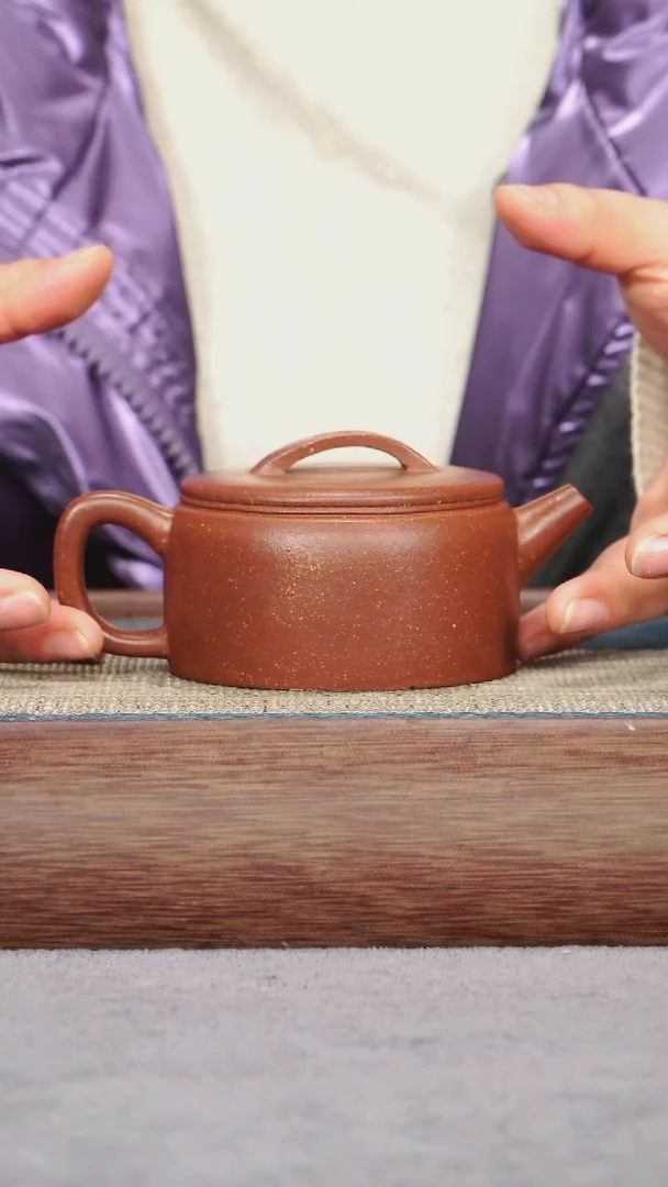 【闪购商品】紫砂茶壶红降坡 汉瓦