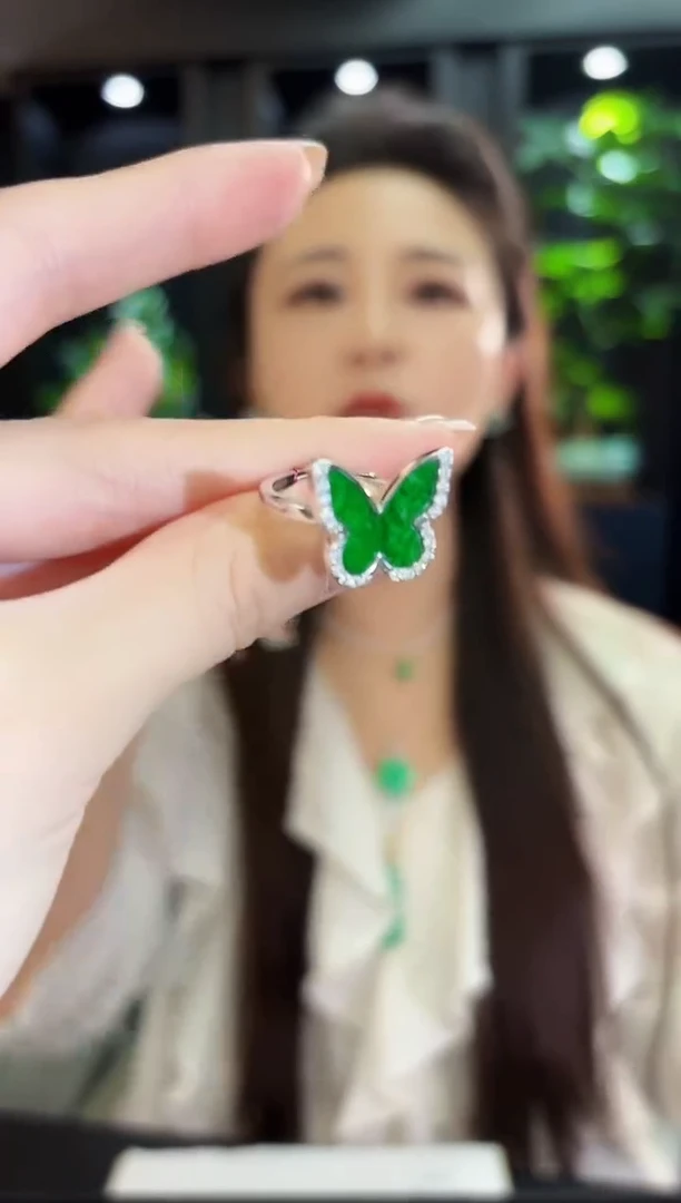 未镶嵌戒指翡翠0908缅料A货/多样性发货/一件