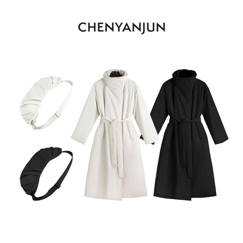 陈妍君【长款收腰立领羽绒服】CYJ-JJ119-5141