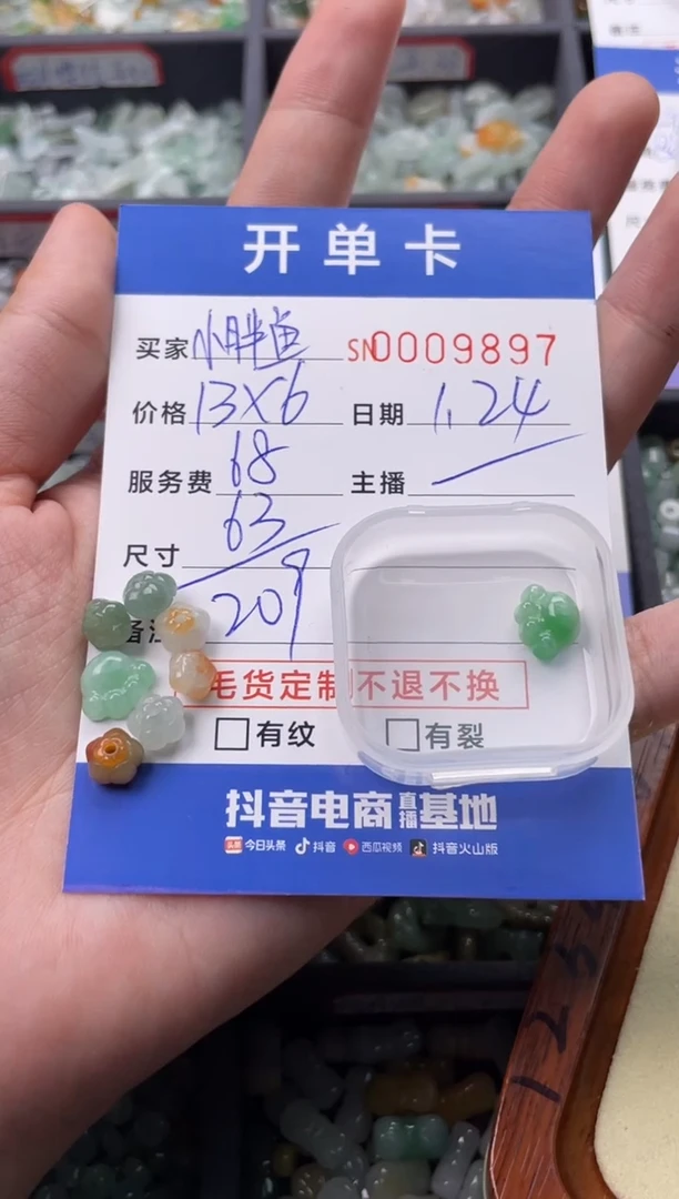 【闪购商品】翡翠颈饰未镶嵌00009891