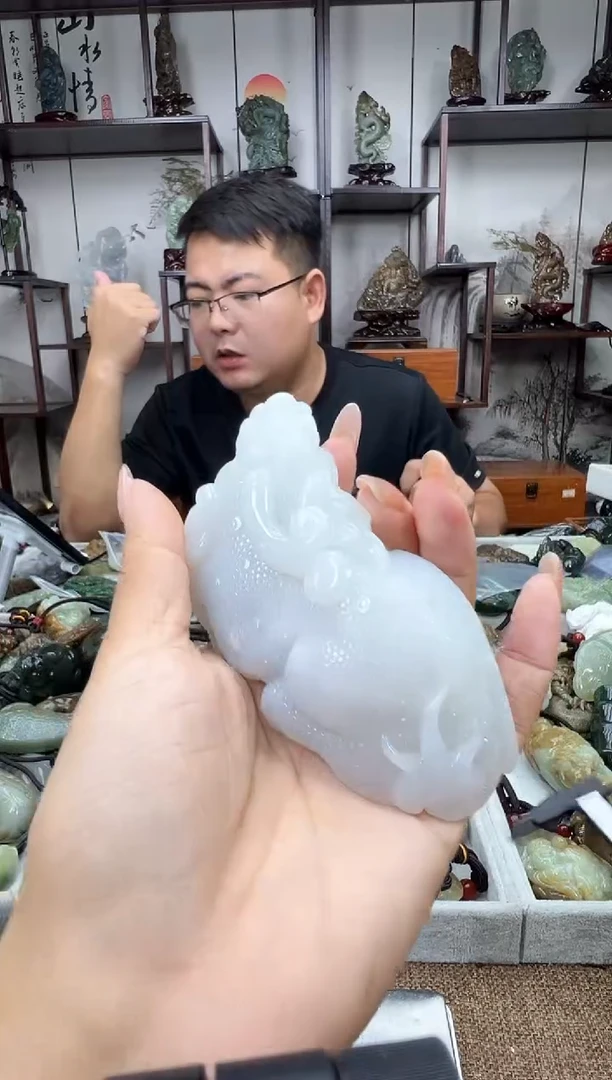 和田玉未镶嵌把件1