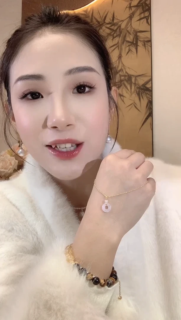 【闪购商品】翡翠吊坠(不含链)18K金镶嵌a1