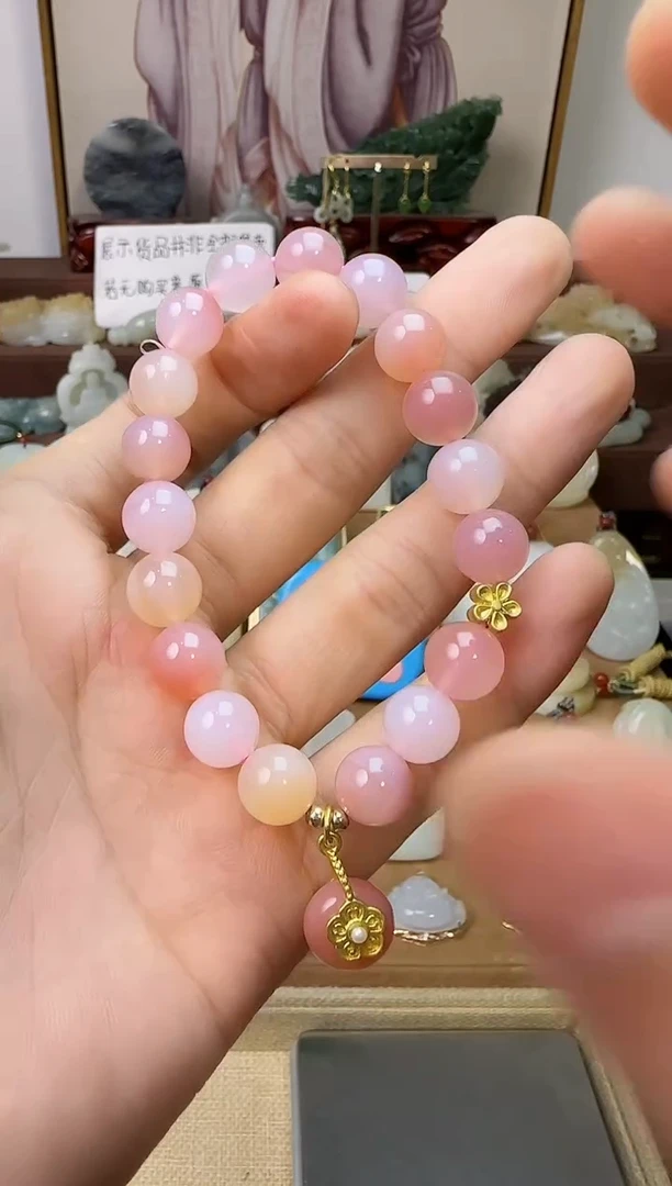 玛瑙/玉髓颈饰未镶嵌手串