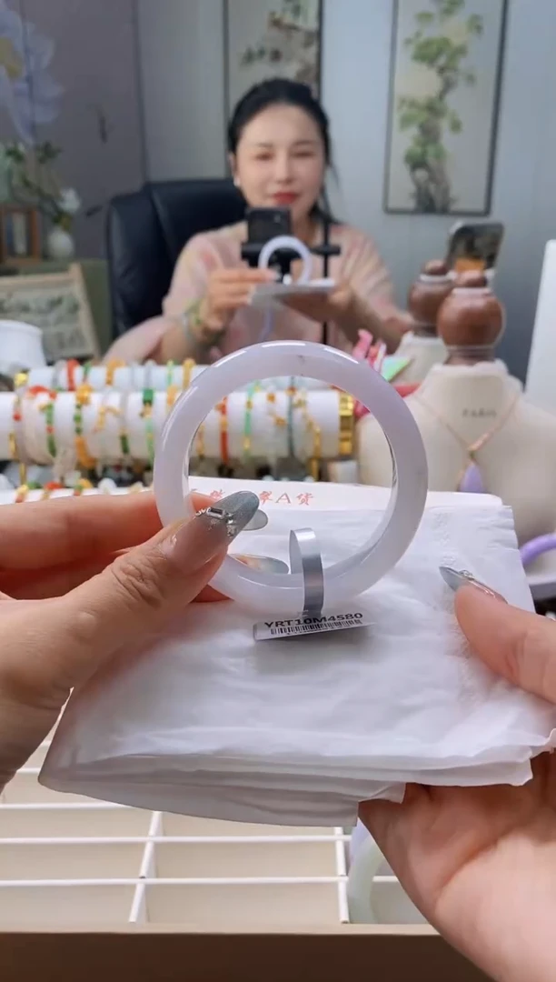 未镶嵌手镯翡翠114号55.3/12.5*8.4