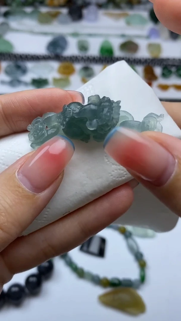 未镶嵌定制翡翠毛货定制不退不换