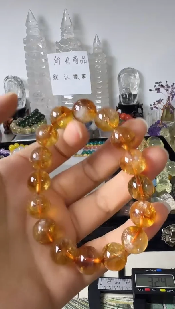 未镶嵌手链水晶3矿坑微瑕