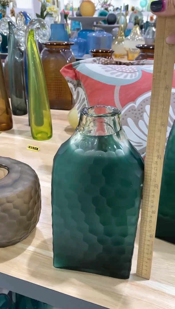 【闪购商品】琉璃慕忆家花瓶瑕