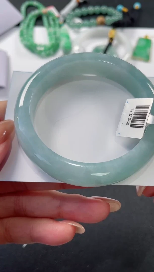 未镶嵌手镯翡翠基地发货H 2679  56+