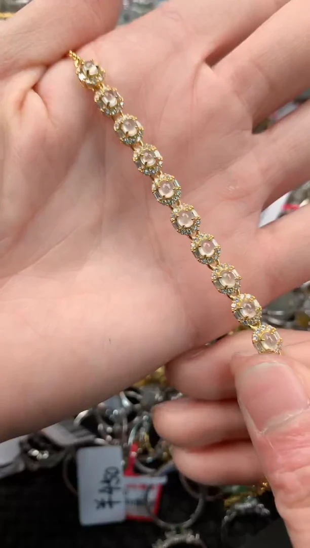 银S925镶嵌戒指翡翠222   4