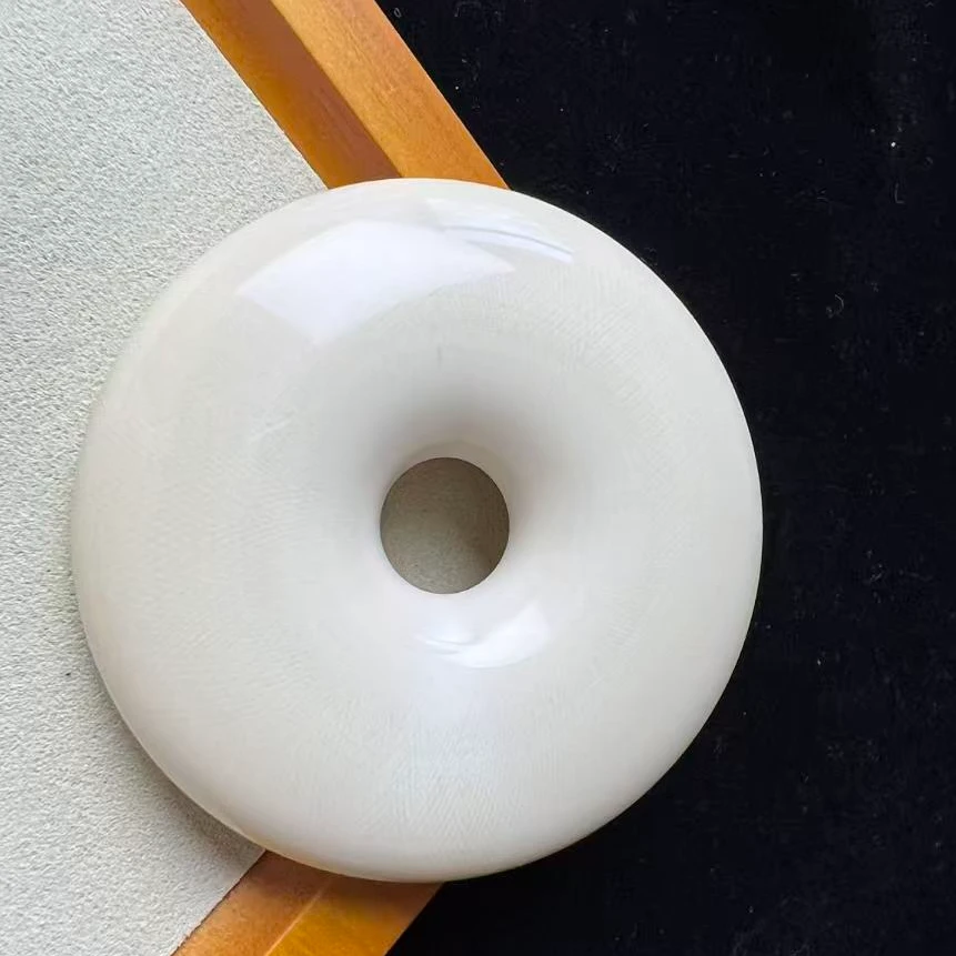 【平按扣】5A级天然猛犸牙手把67.5x67.5x16mm-Q9