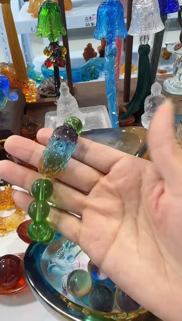 琉璃古法琉璃 貔貅手串