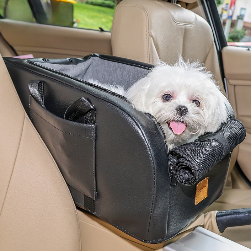 HiPET中控宠物车载垫皮质宠物车载窝猫狗通用可拆洗防水车载狗窝